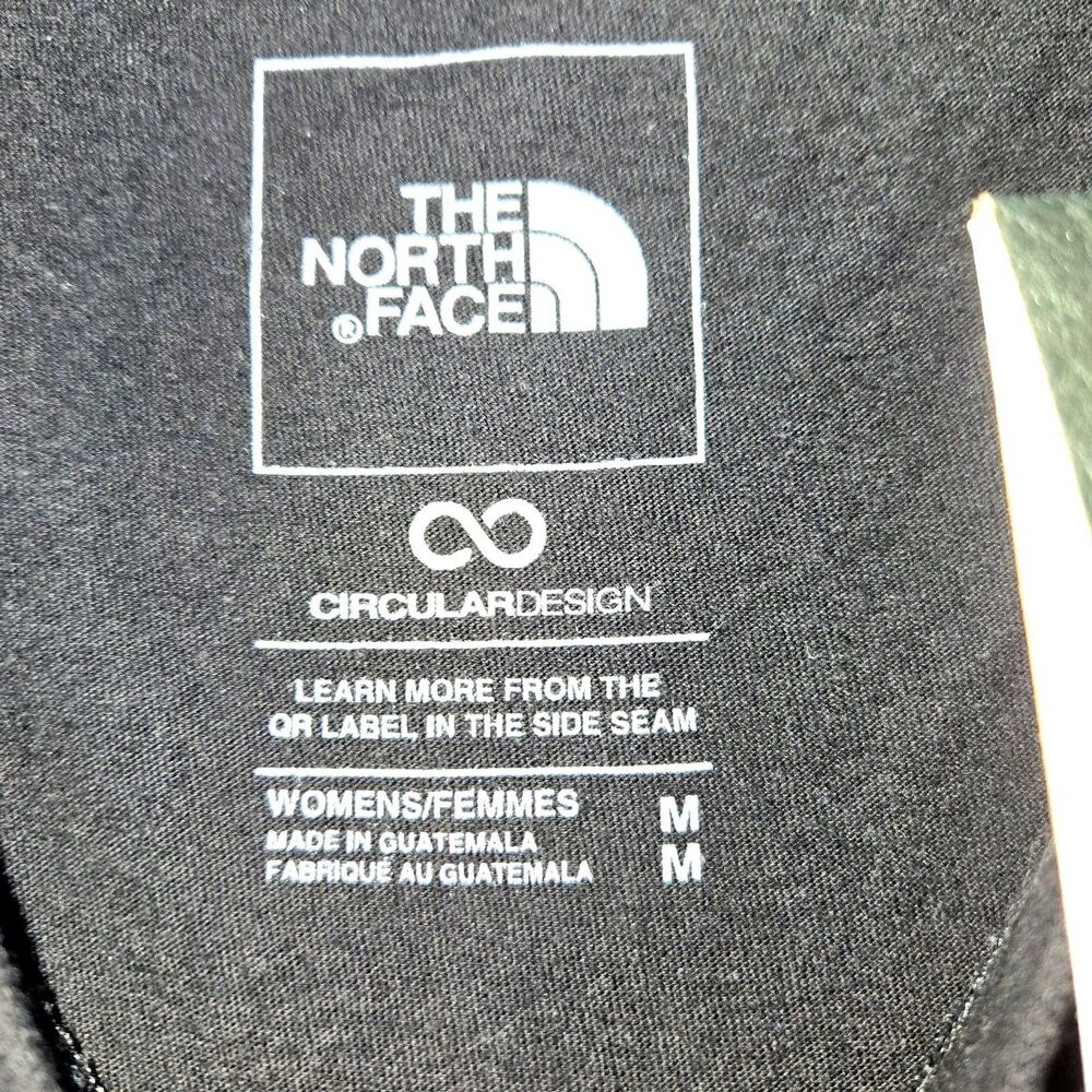 THE NORTH FACE T-Shirt Cotton Off Black Women Size Medium NEW NWT - Picture 4 of 6